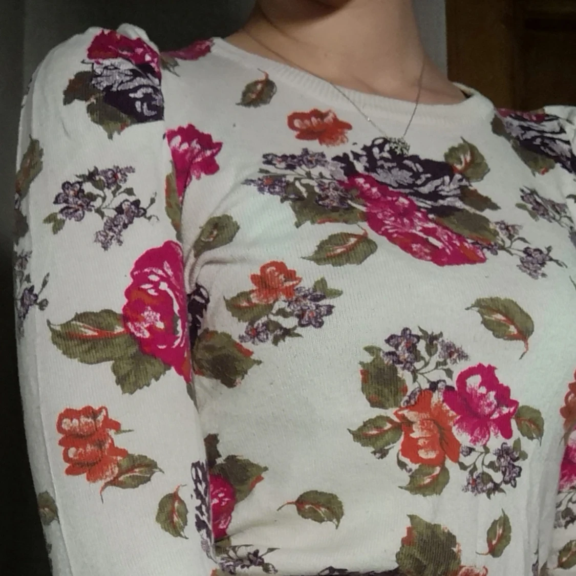 Ribbstickad tröja storlek S - 91
