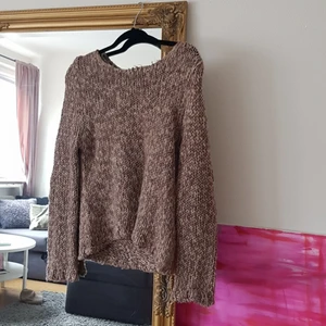 Stickad tröja ginatricot S - Brun stickad tröja från ginatricot storlek s