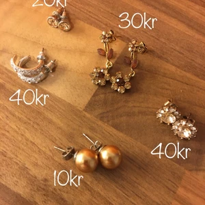 Örhängen - Örhängen pris står på bilden. Eller alla för 100kr