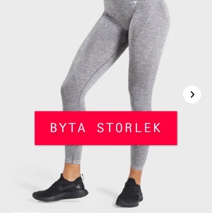 BYTA STORLEK!  - Har storlek s men önskar att byta till M, råkade dra av lappen när jag testade tightsen och kunde därför ej byta storlek. Använda cirka 5 ggr