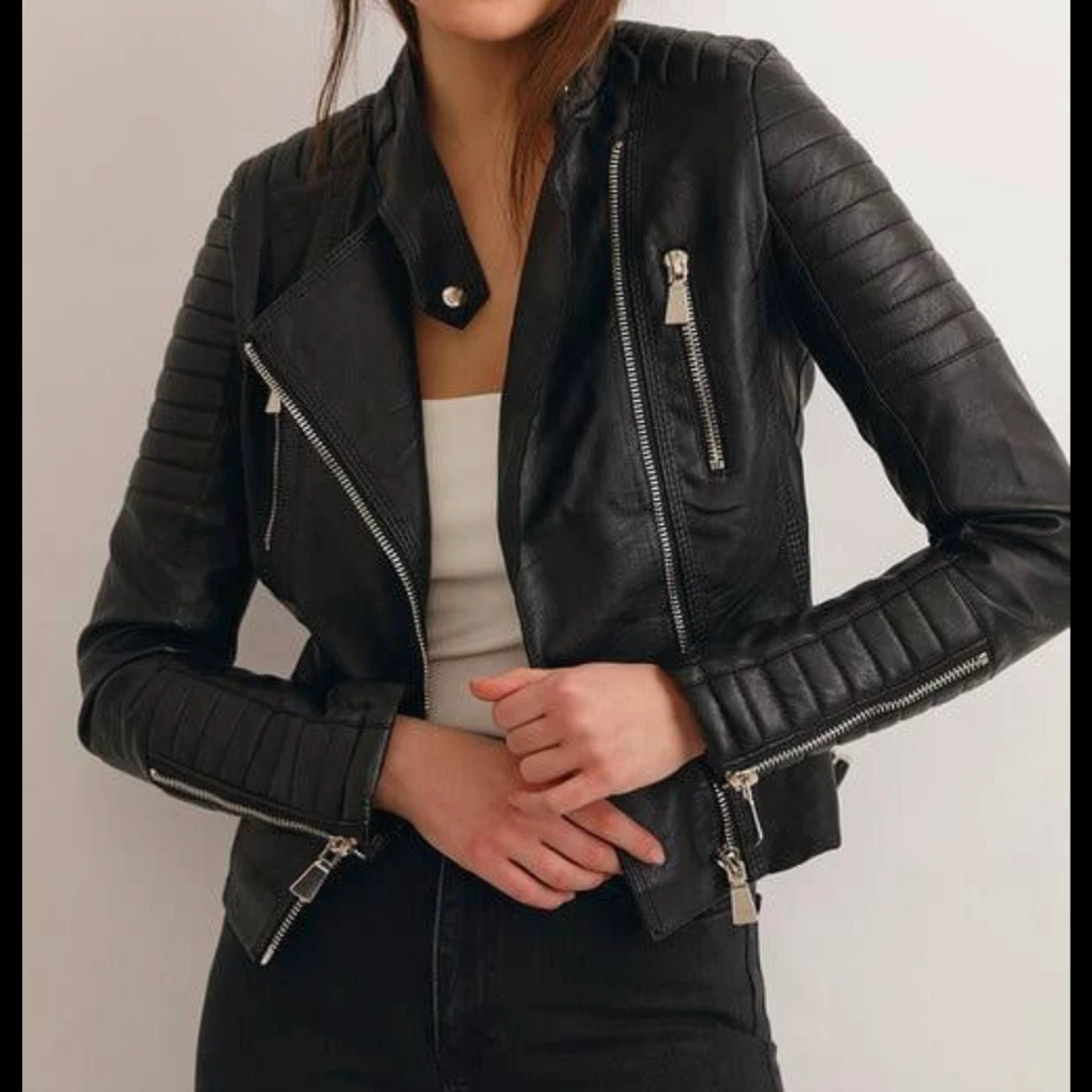 Helt ny skinnjacka - 91