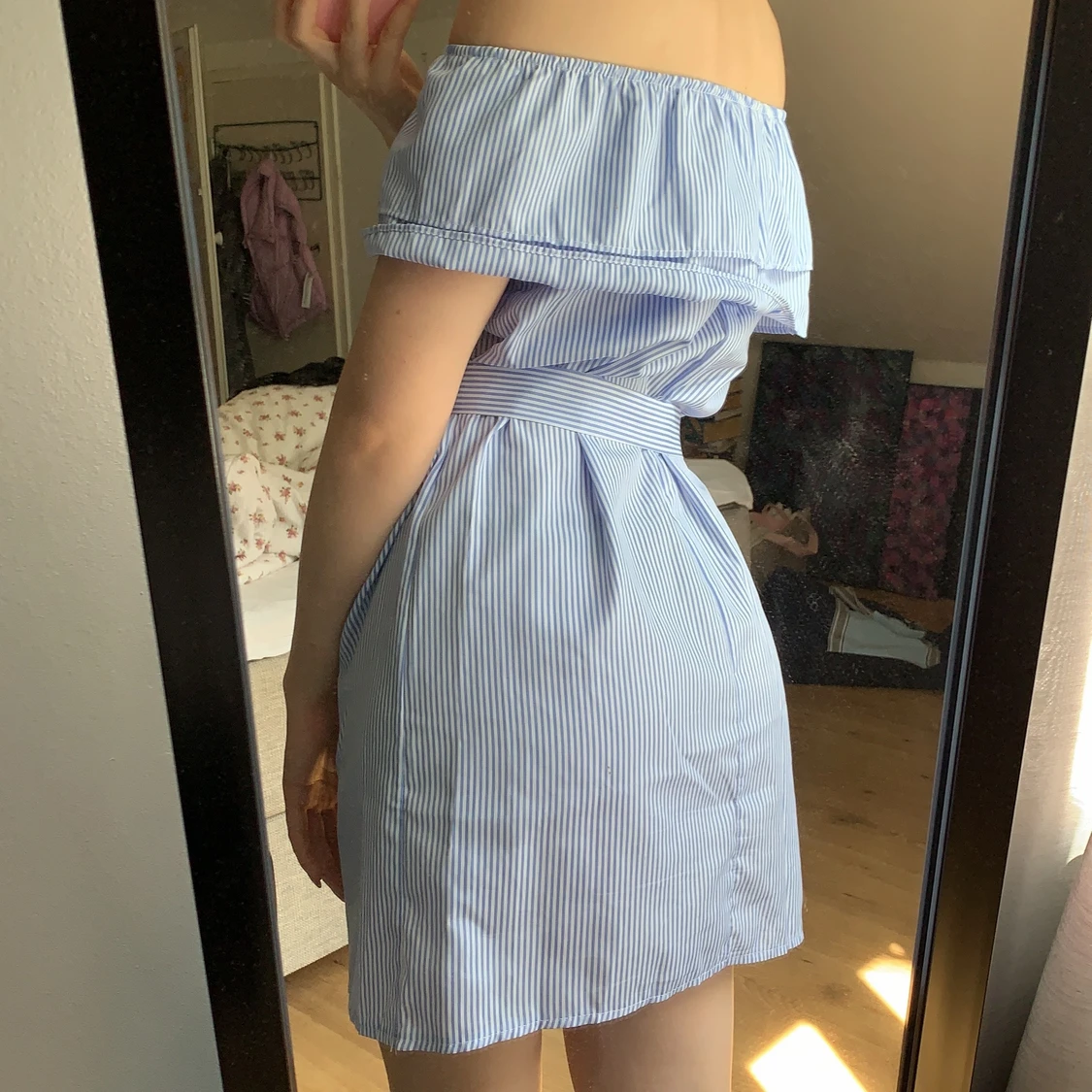 Randig sommarklänning - 90