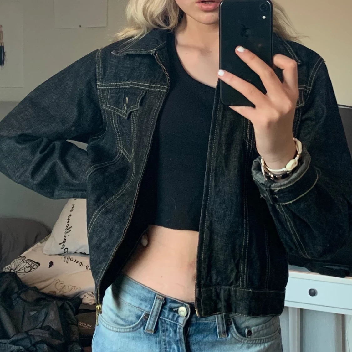 Vintage jeansjacka