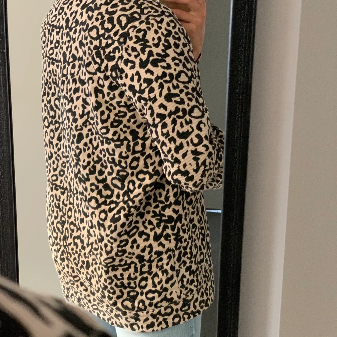 leopardmönstrad skjorta - 91