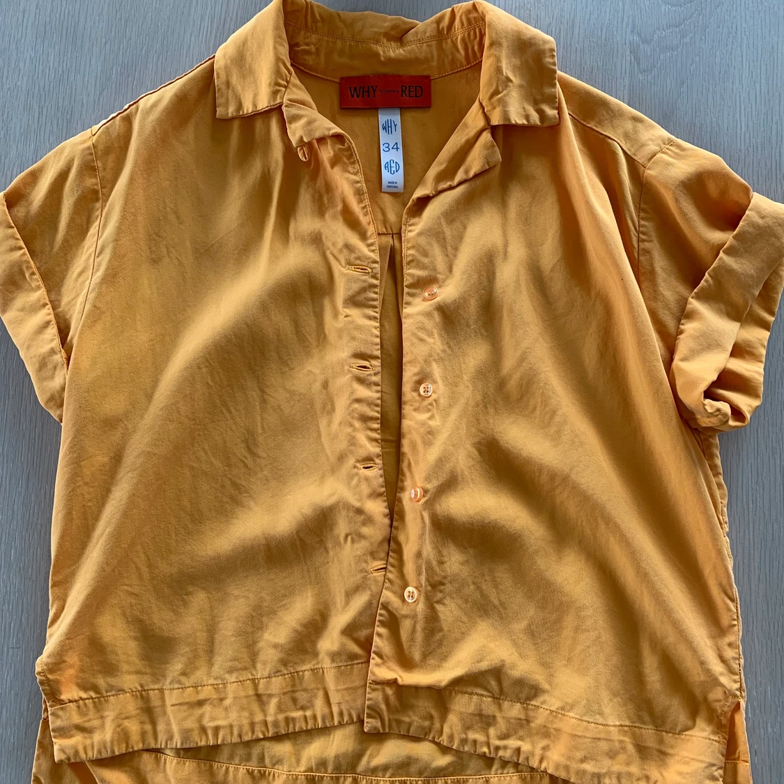 Whyred skjorta gul/orange - 90