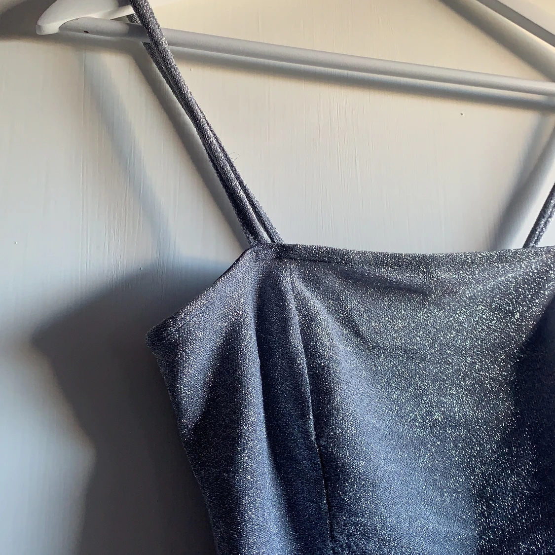 En blå glittrig topp - 91