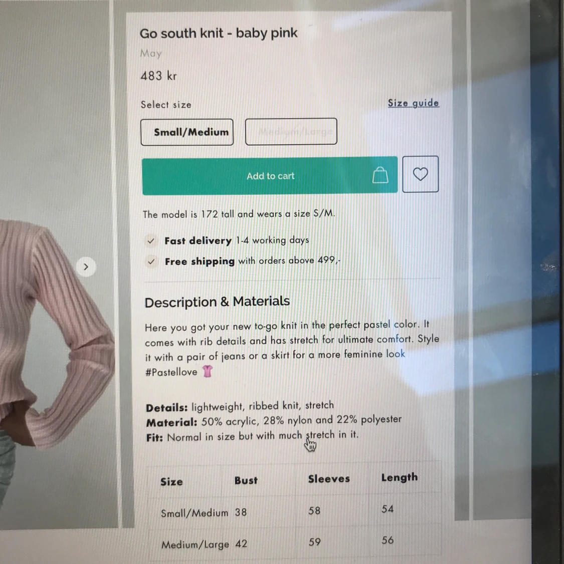 Söt Långärmad Topp - 91