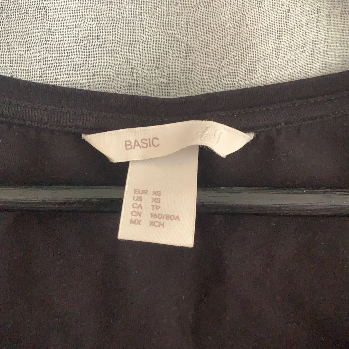 Svart långärmad tröja  - 90