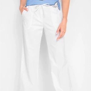 Linnebyxor - Säljer dessa populära vita linnebyxorna från bonprix som aldrig är använda❤️ BUD:500kr