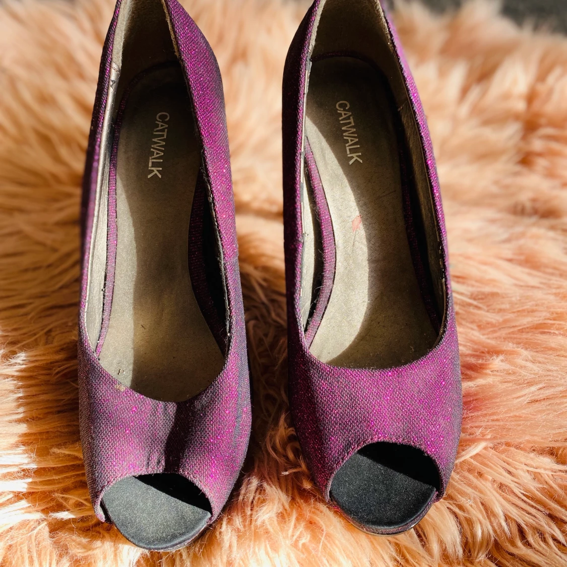 Purple sparkle High heels  - 90