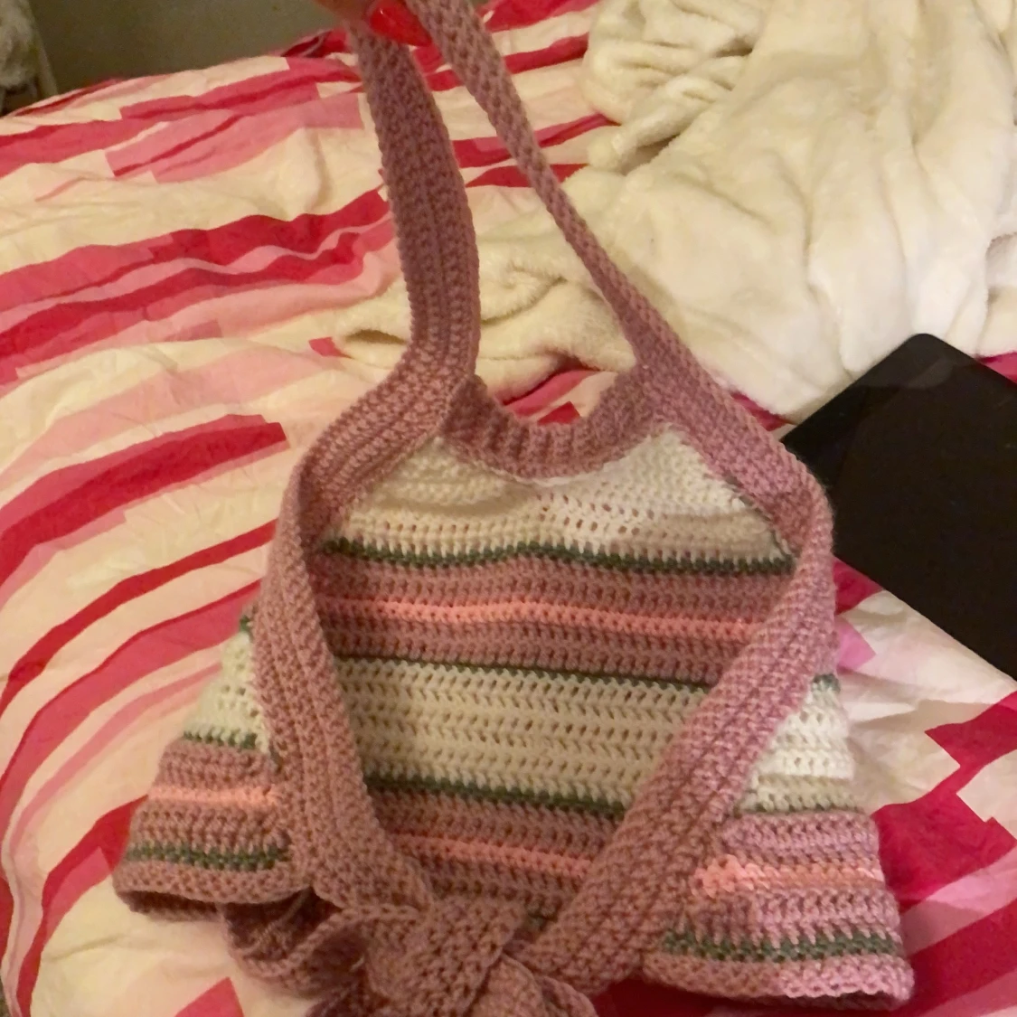 Virkad trendig topp - 91