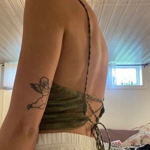 stickad topp - Stickad grön topp, så fin! 💘 oanvänd 