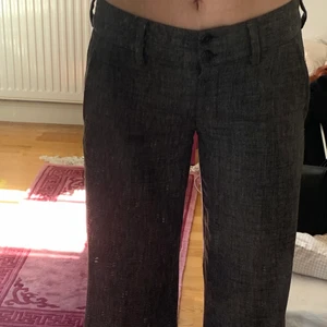 Lågmidjade kostymbyxor - Lågmidjade gråa kostymbyxor🌸frakt tillkommer