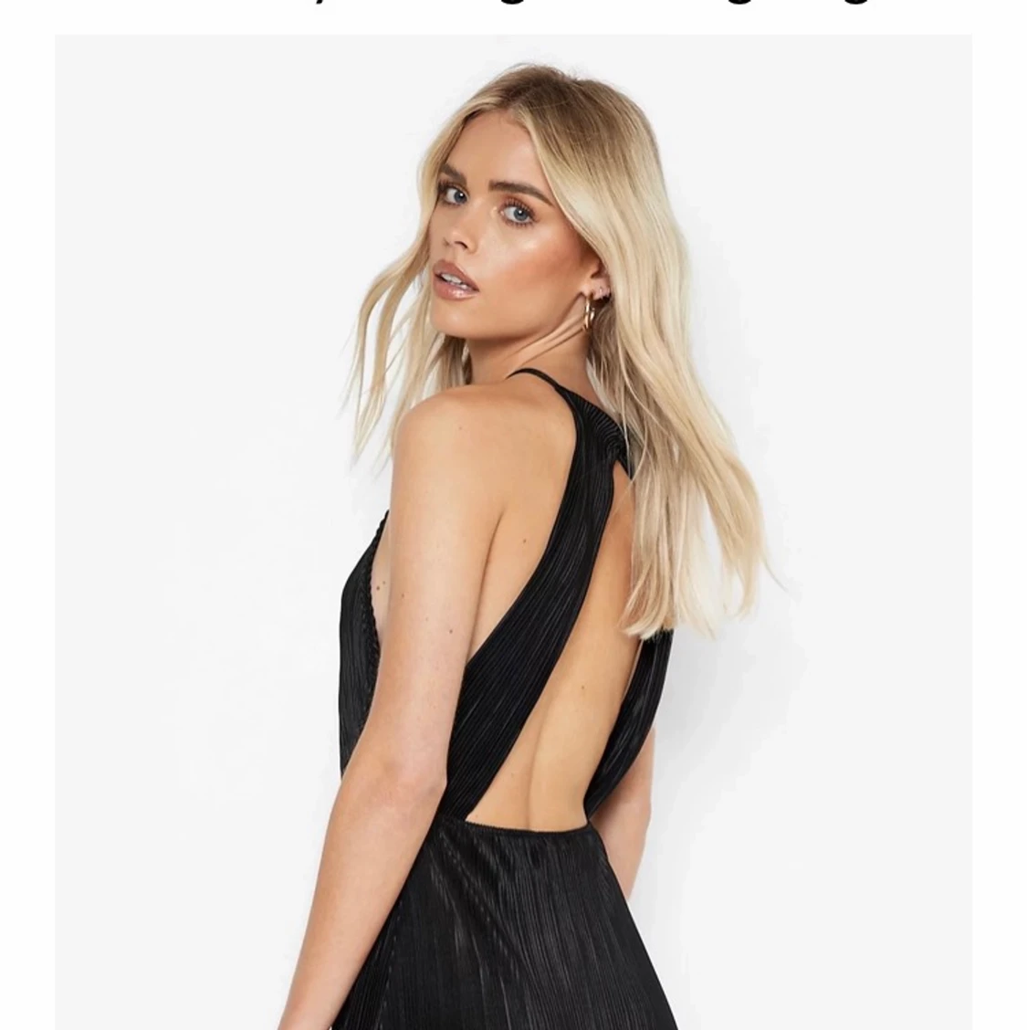 Plisserad klänning stl 36 - 90