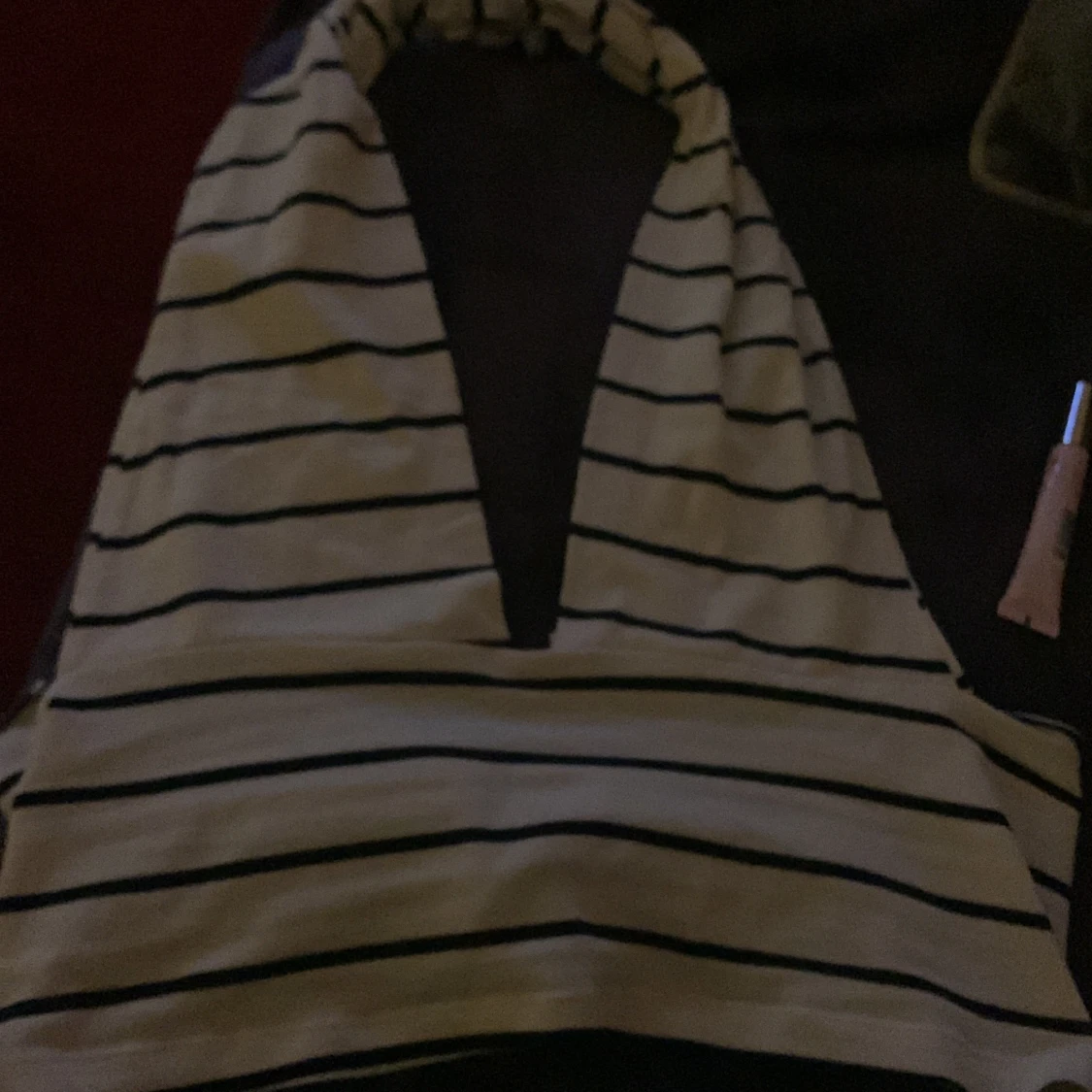 Randig halterneck top - 90