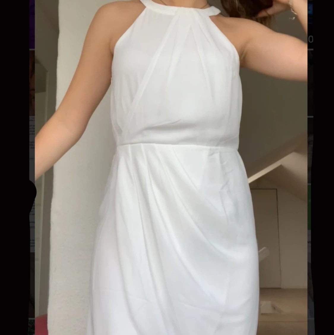 Vit klänning, bubbelroom