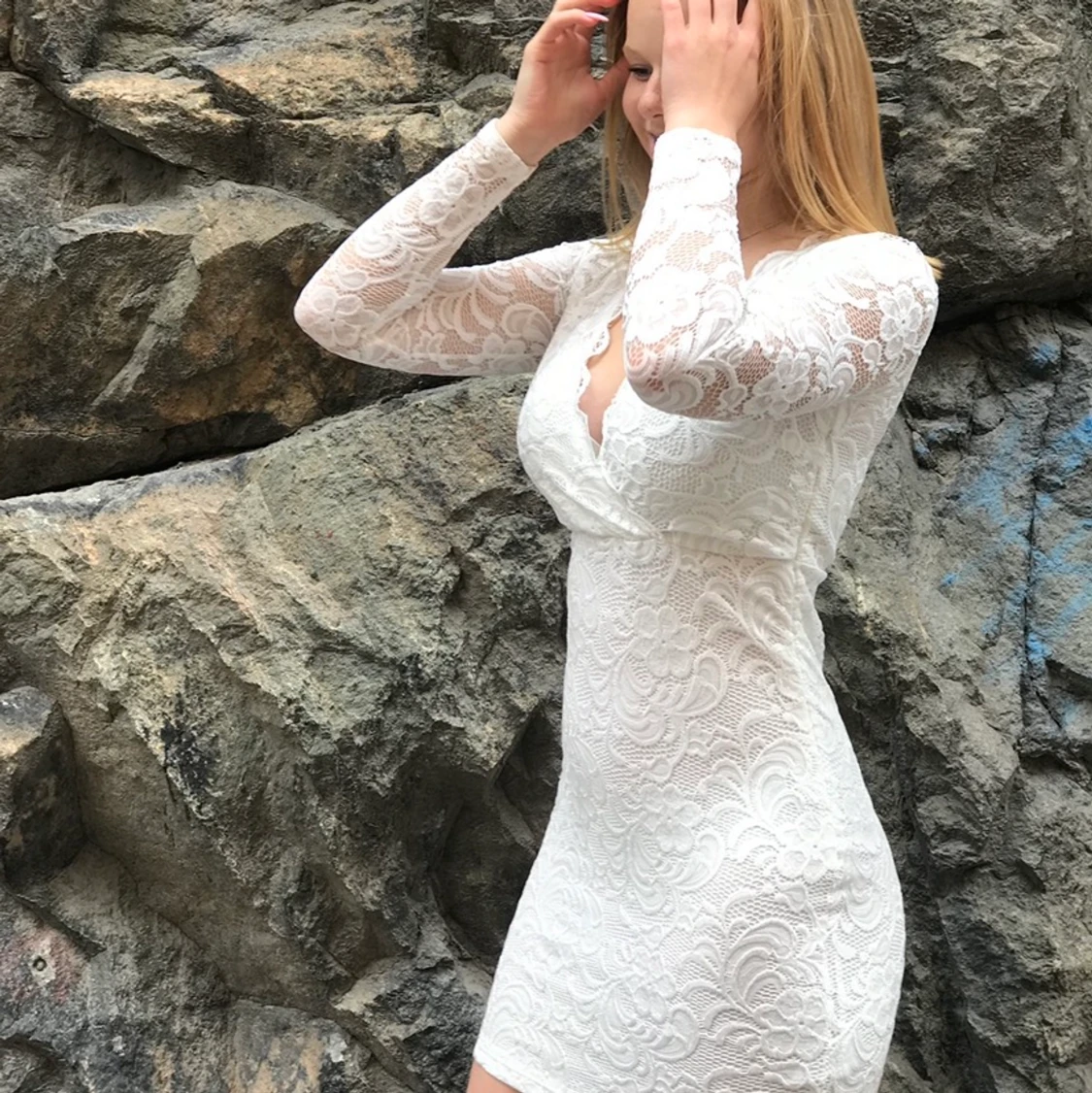 Vit klänning 