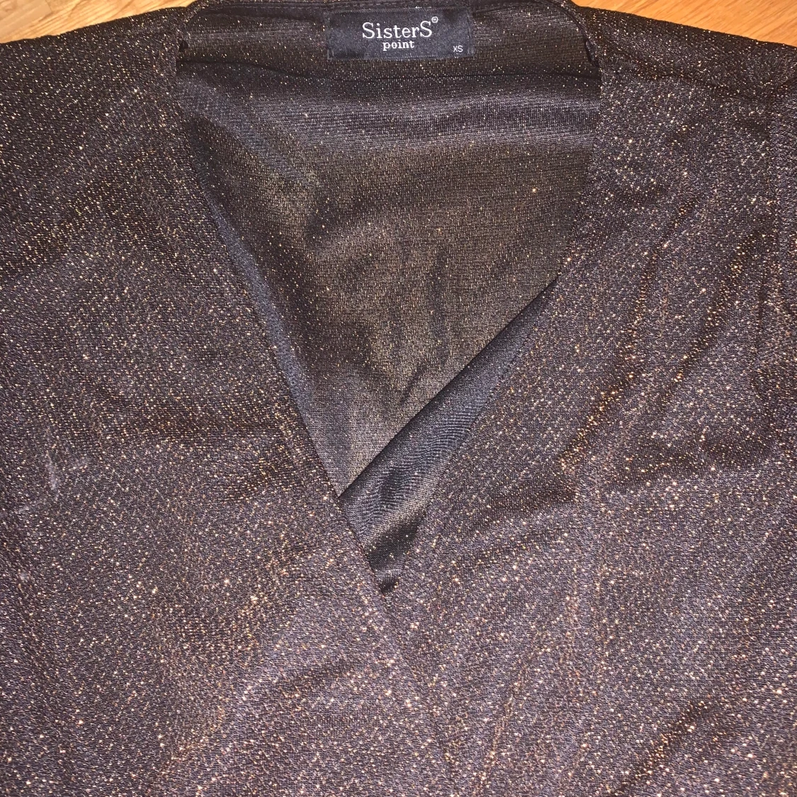 Guld-glittrig topp - 91