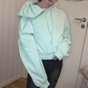 Monki hoodie  - Säljer denna hoodie från monki! En helt vanlig turkos färg😊         Hoppas ni är intresserade!😍❤️