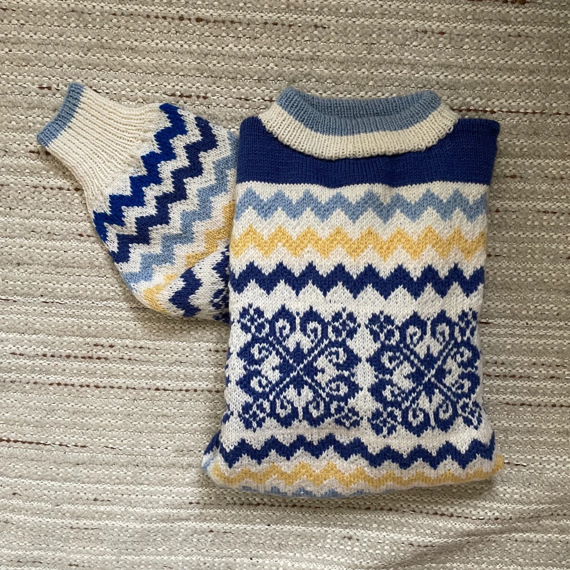 Vintage stickad tröja - 90