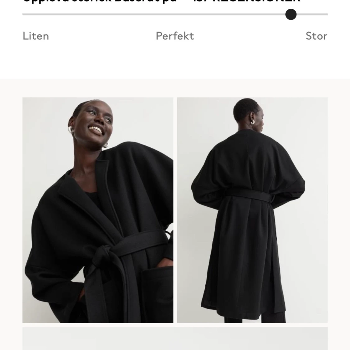 SÖKER! Kappa från H&M storlek S