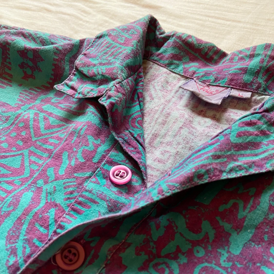 Vibbig piké skjorta - 90