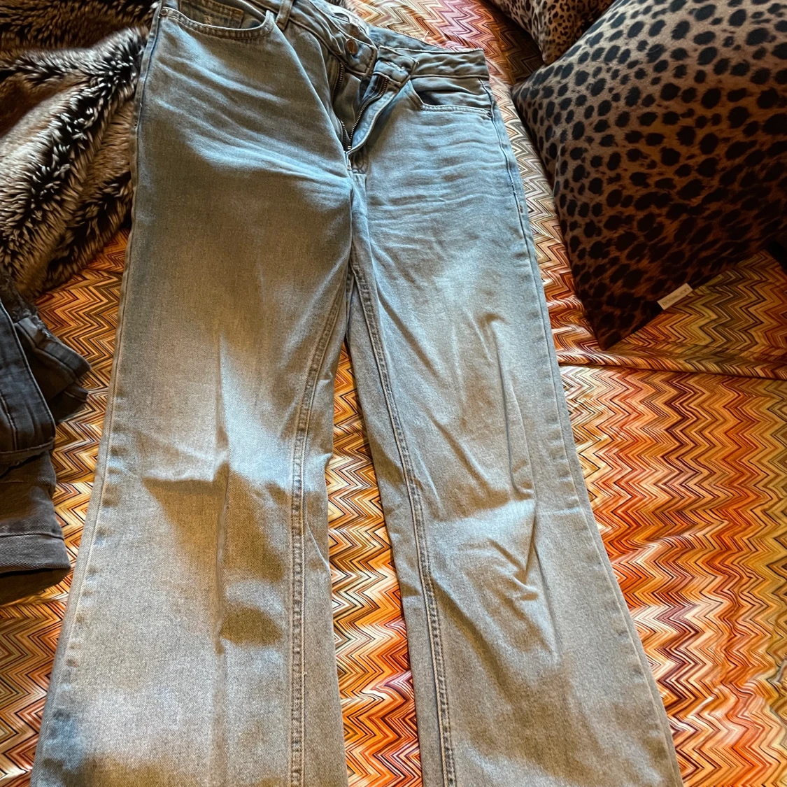 Lågmidjade slappa jeans
