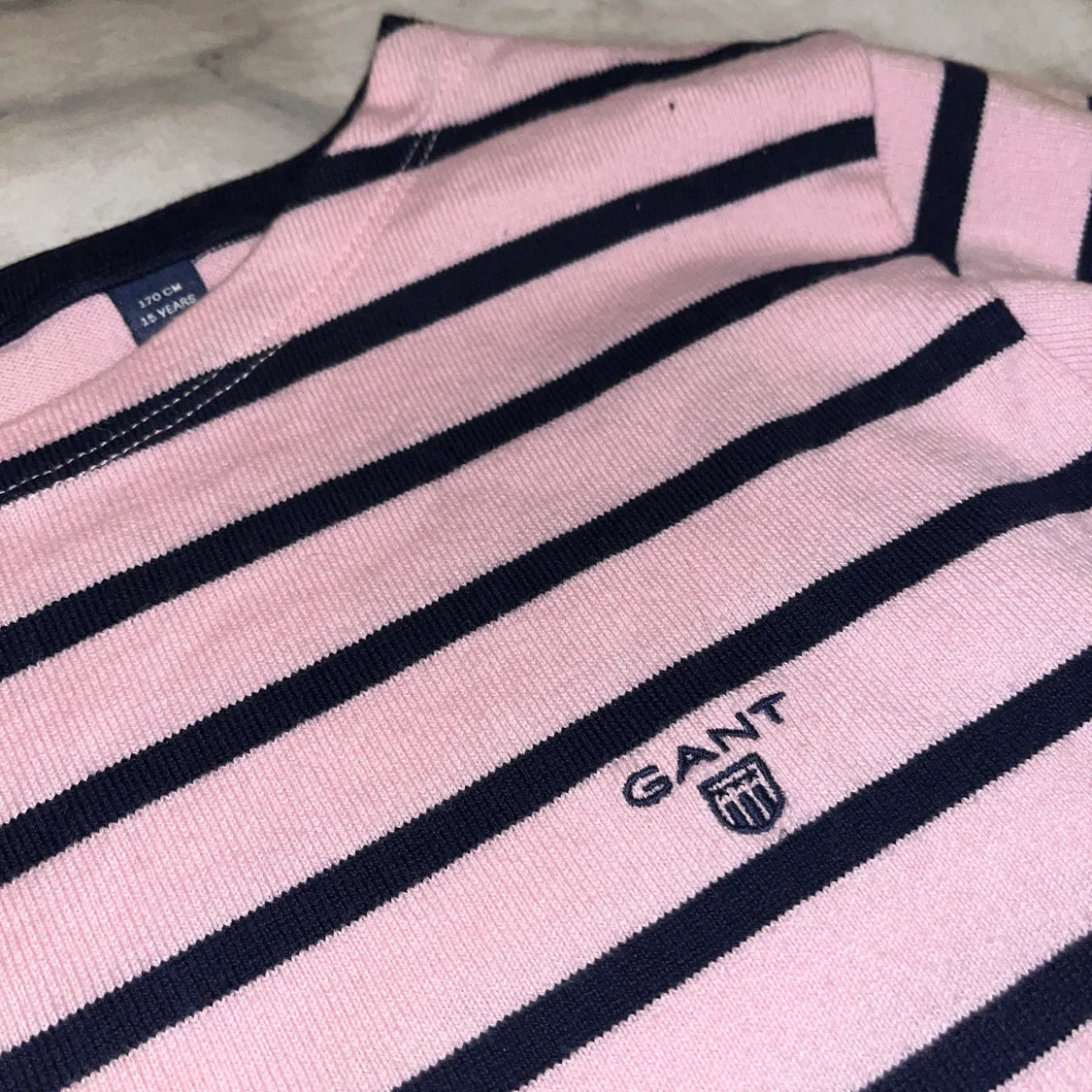 Gant tröja rosa/mörkblå - 91