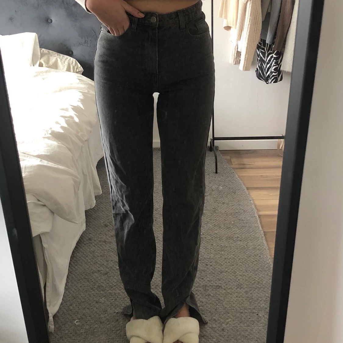 Jeans med slits - 90