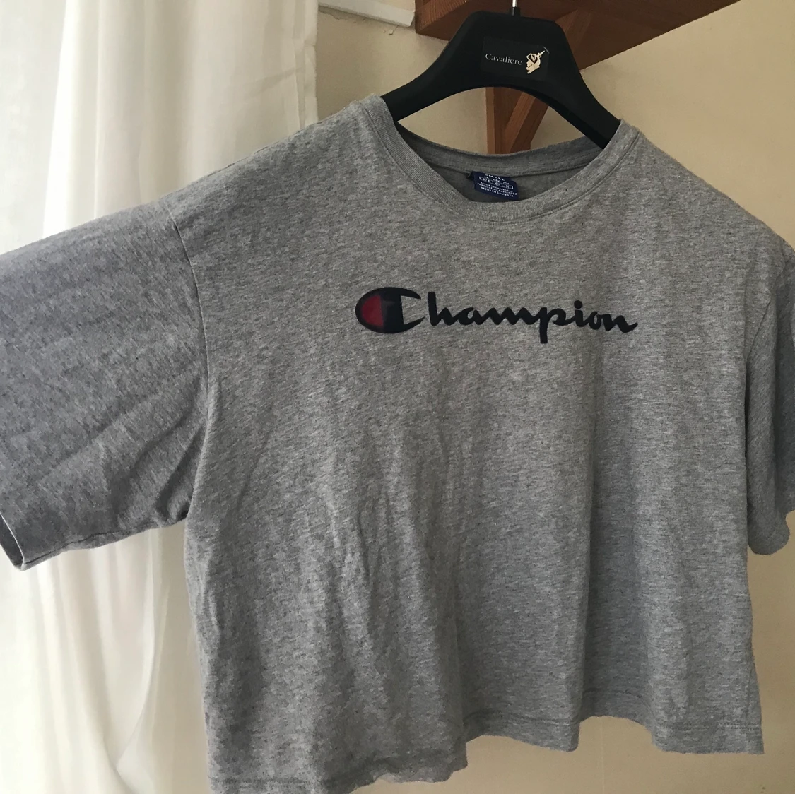 Champion grå crop topp