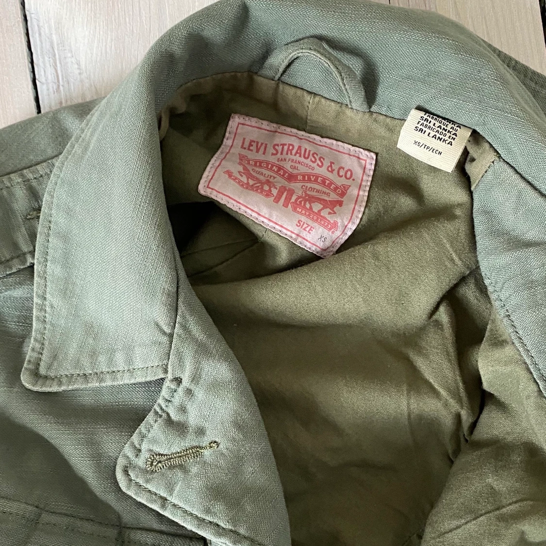 Levis grön jacka  - 91