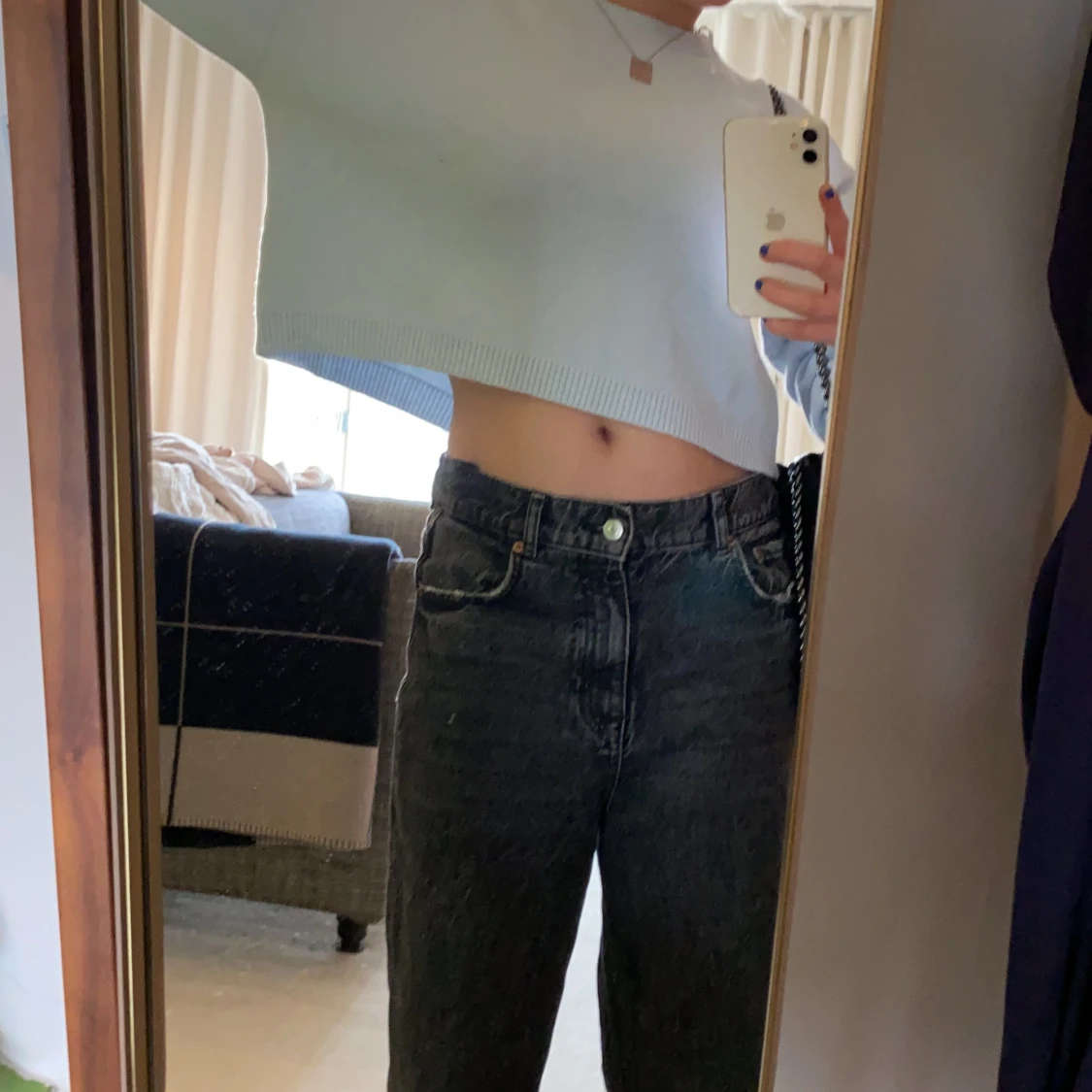 Ljusblå tröja från pull&bear - 90