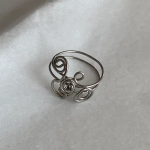 Silver ring  - Handgjord ring. 18mm i innerdiameter. Fri frakt.