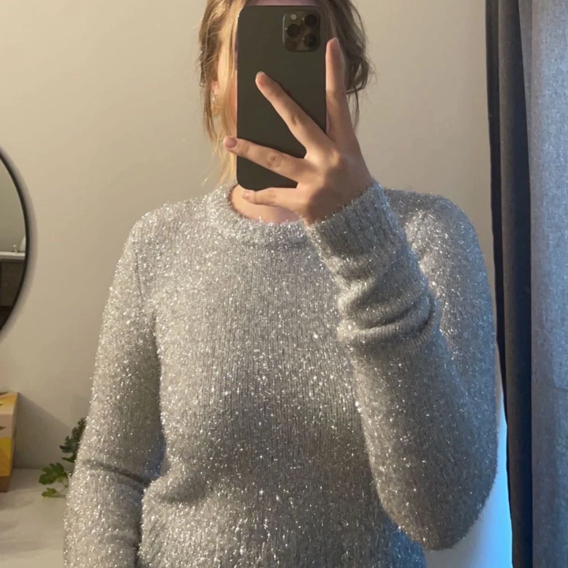 Glittrig tröja - 90