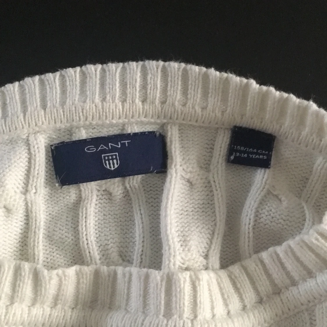 Kabelstickad gant tröja - 90