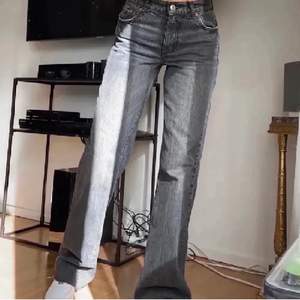 As snygga slutsålda zara jeans är i nyskick, köp direkt för 500