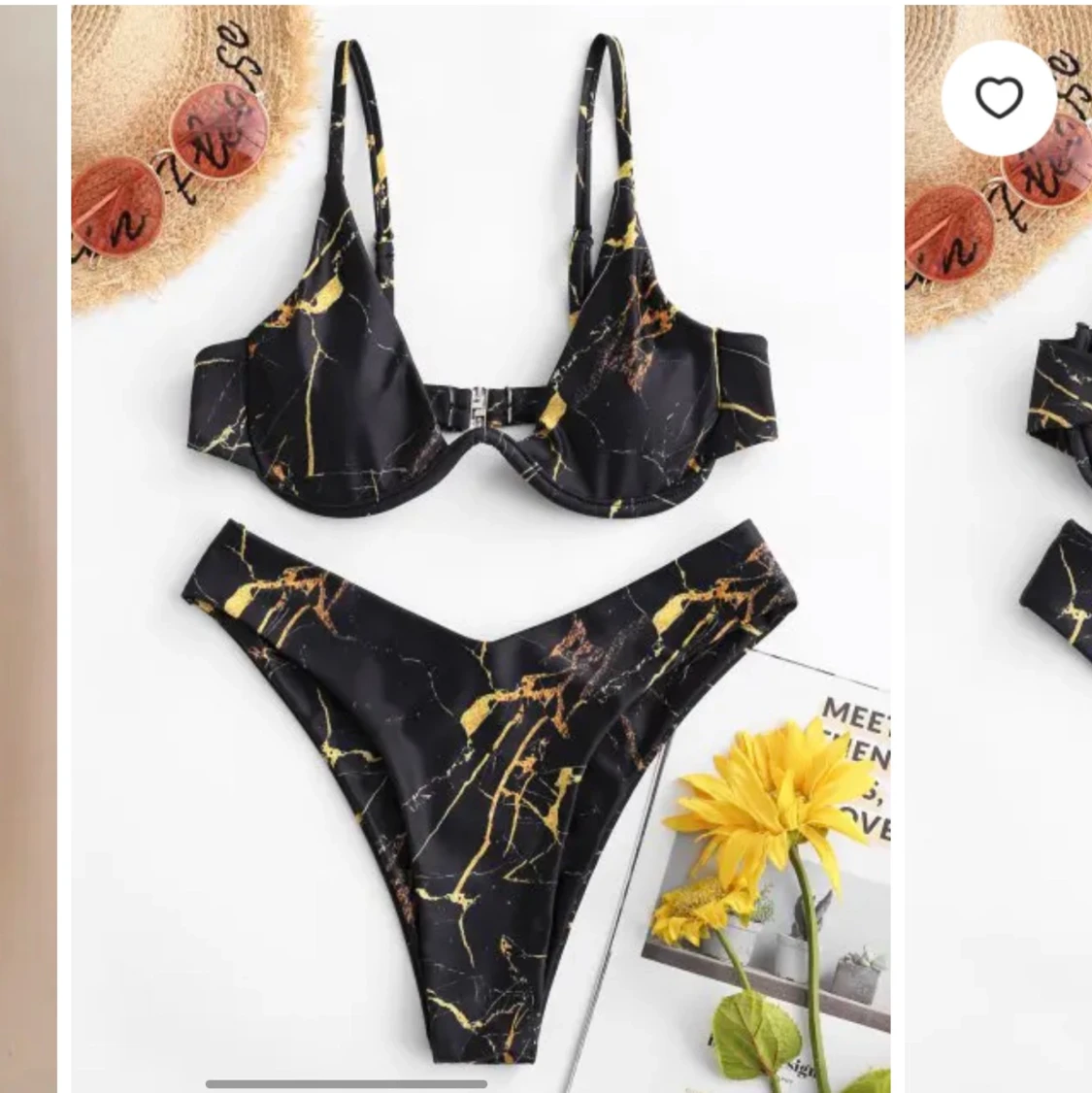 Snygg marmor bikini  - 91