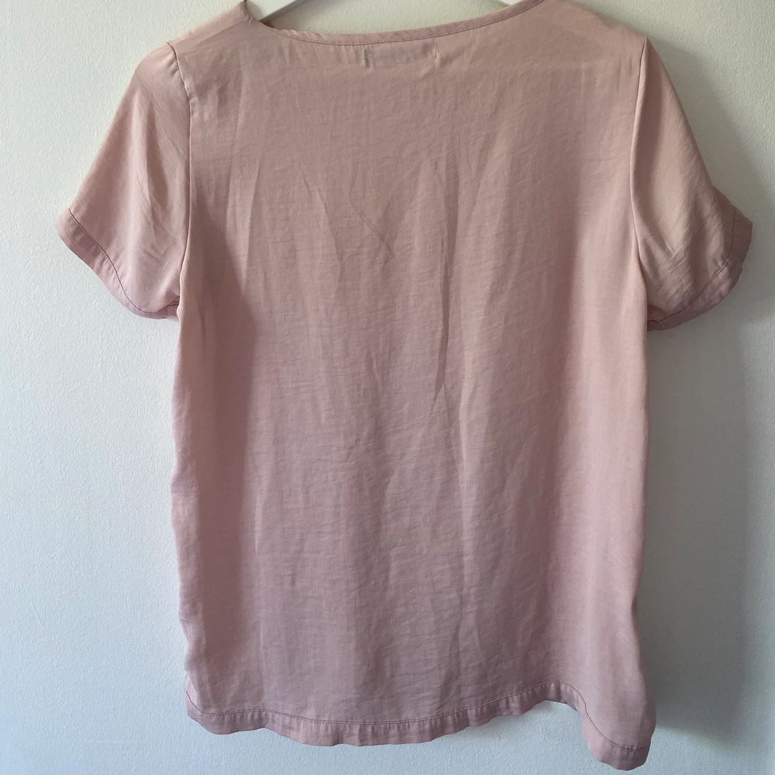 Rosa siden topp - 90