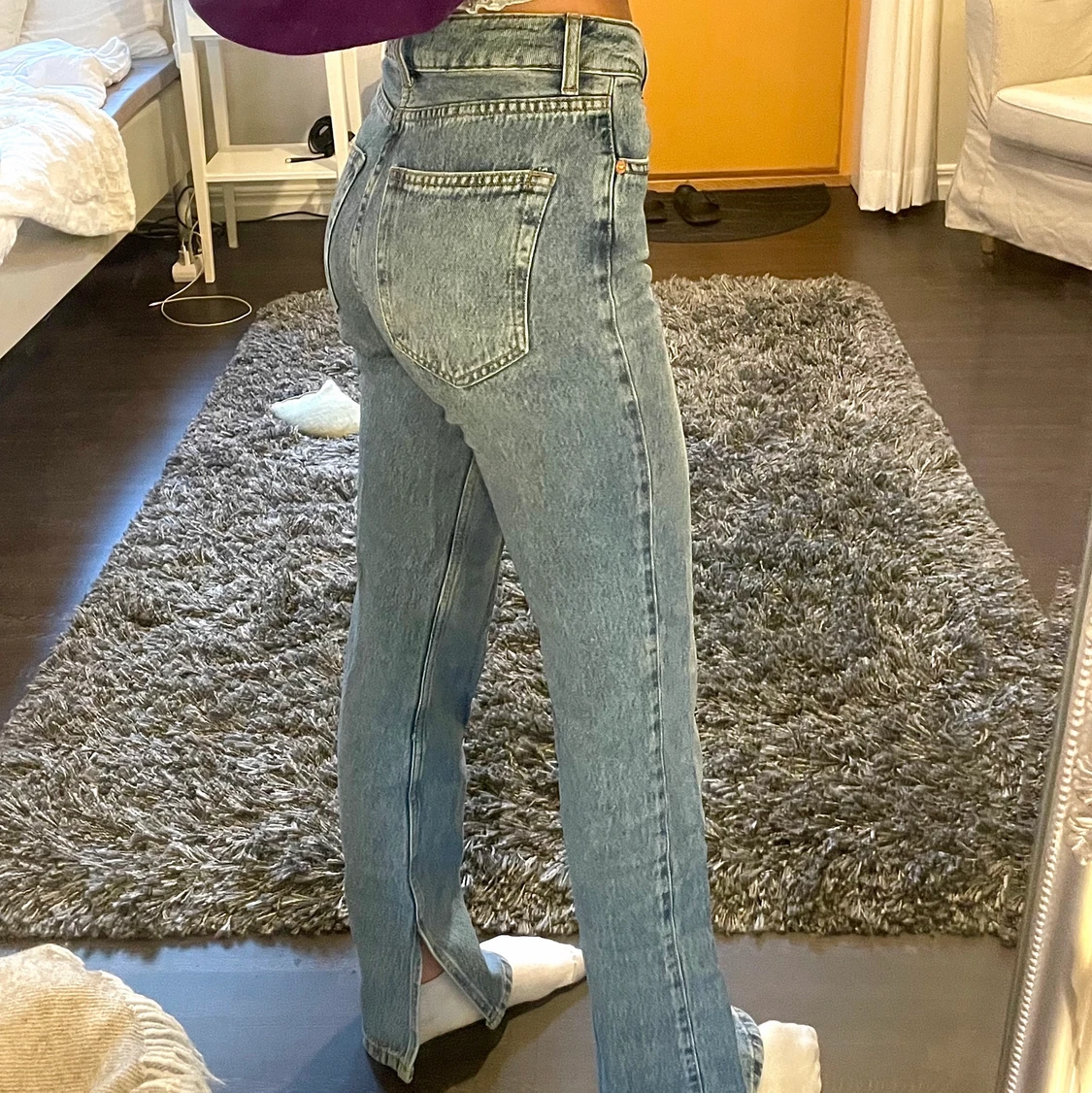 jeans med slits - 90