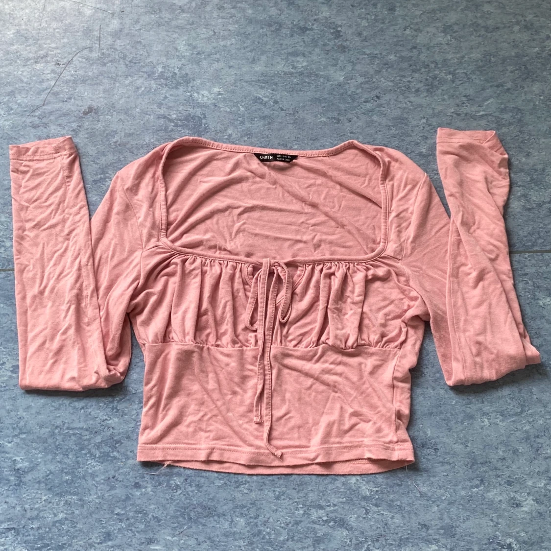 Rosa långärmad topp - 90