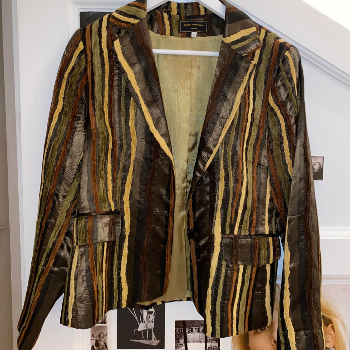 Mönstrad kavaj - 90