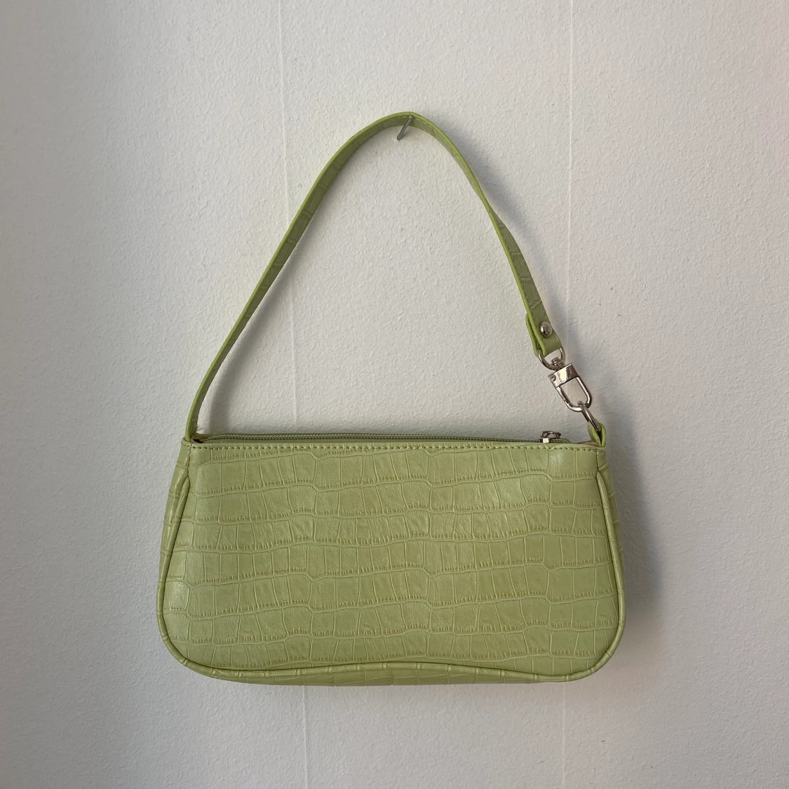 Grön baguette väska - 91