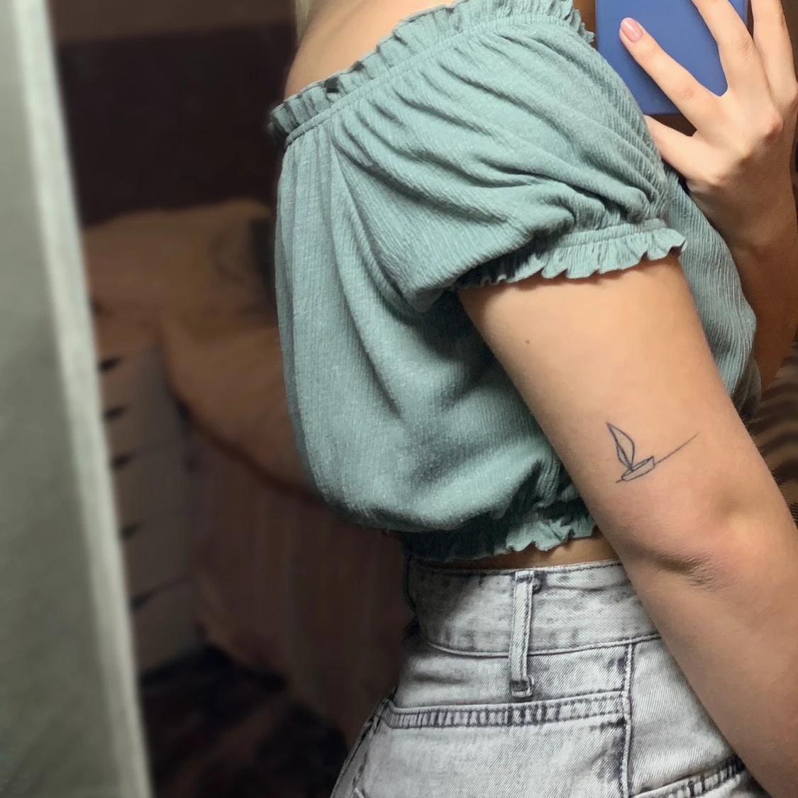 Off-shoulder topp - 90