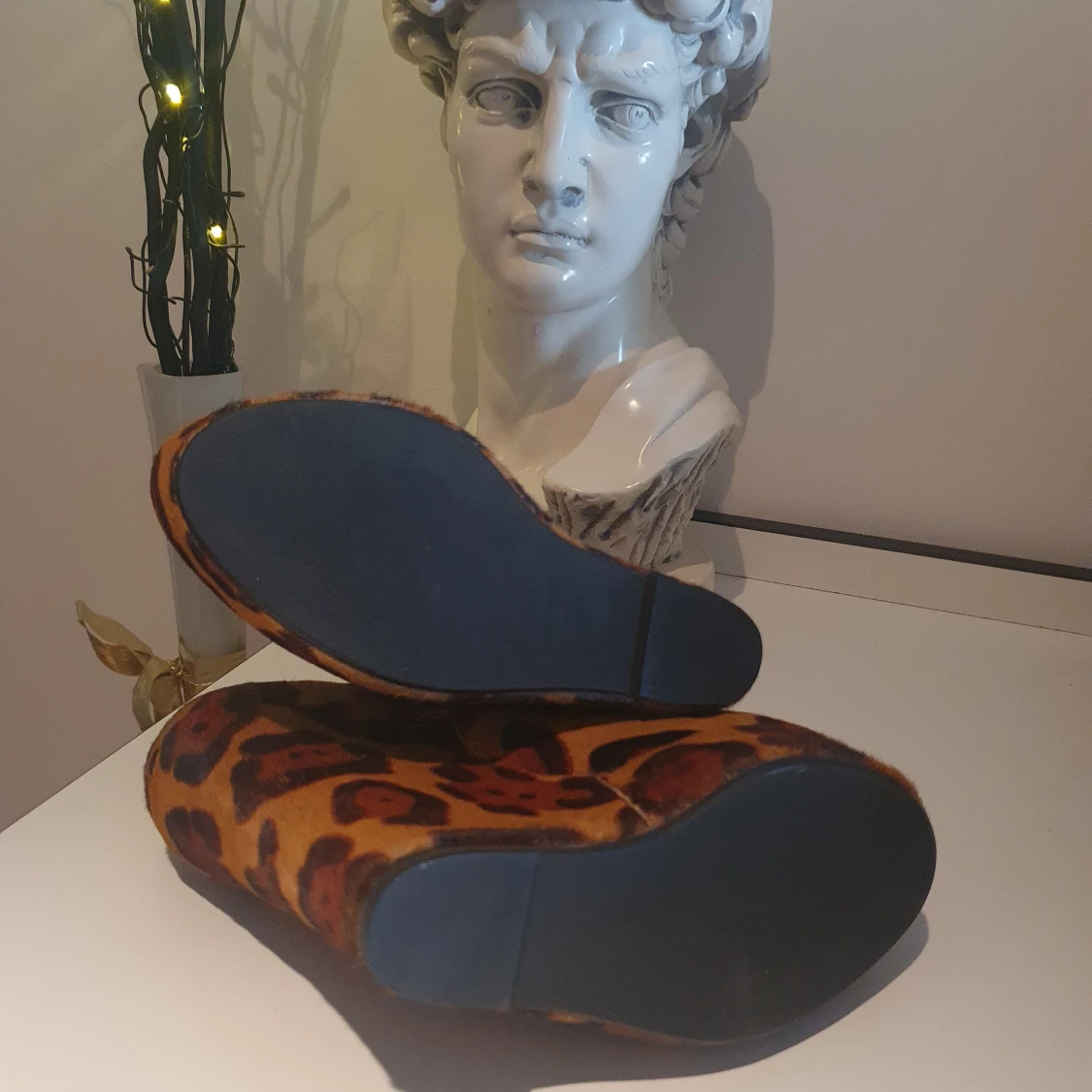 Giuseppe Zanotti  Printed Leopard Low Boot Wedges - 90