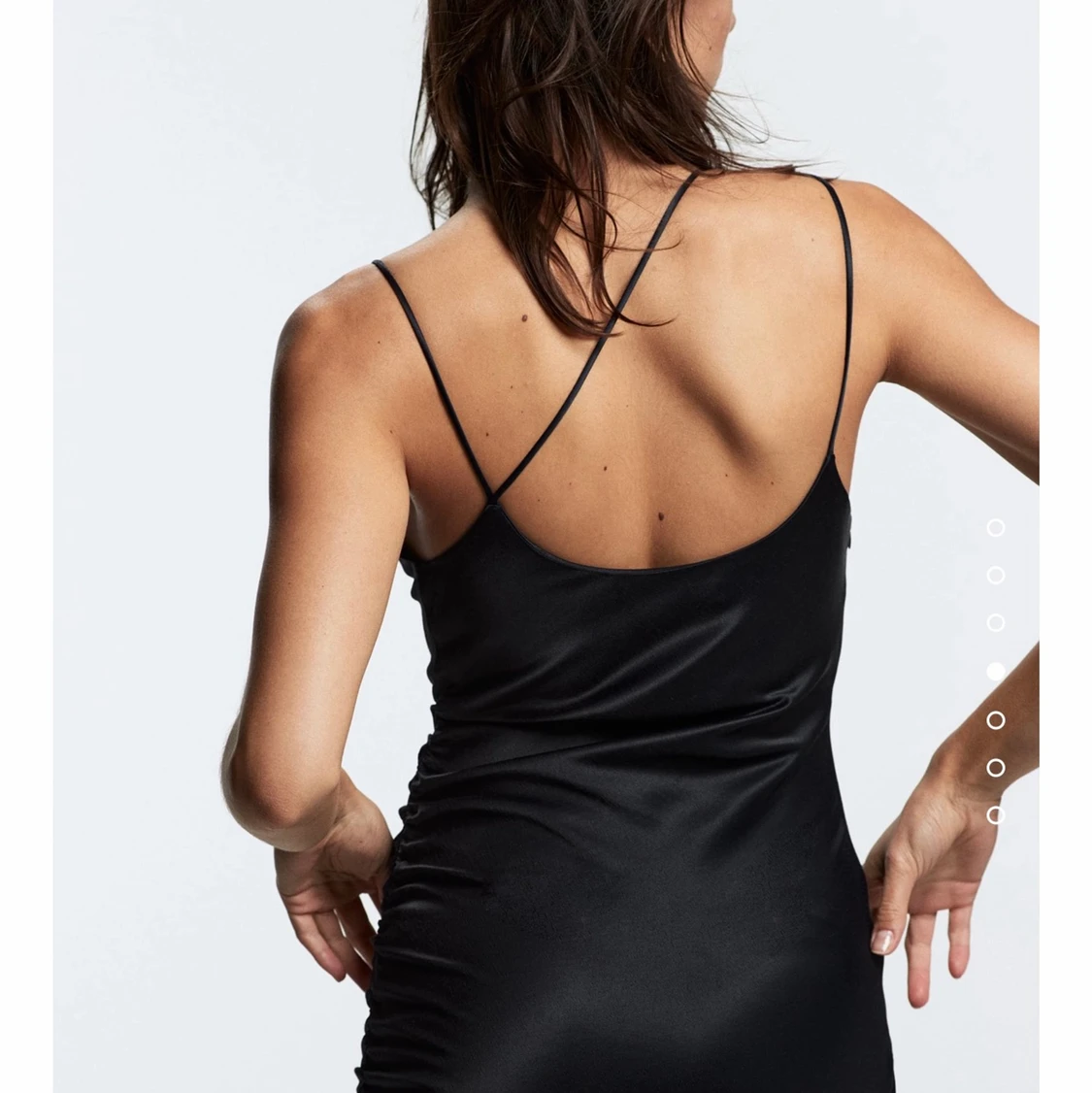 Satin klänning zara - 90