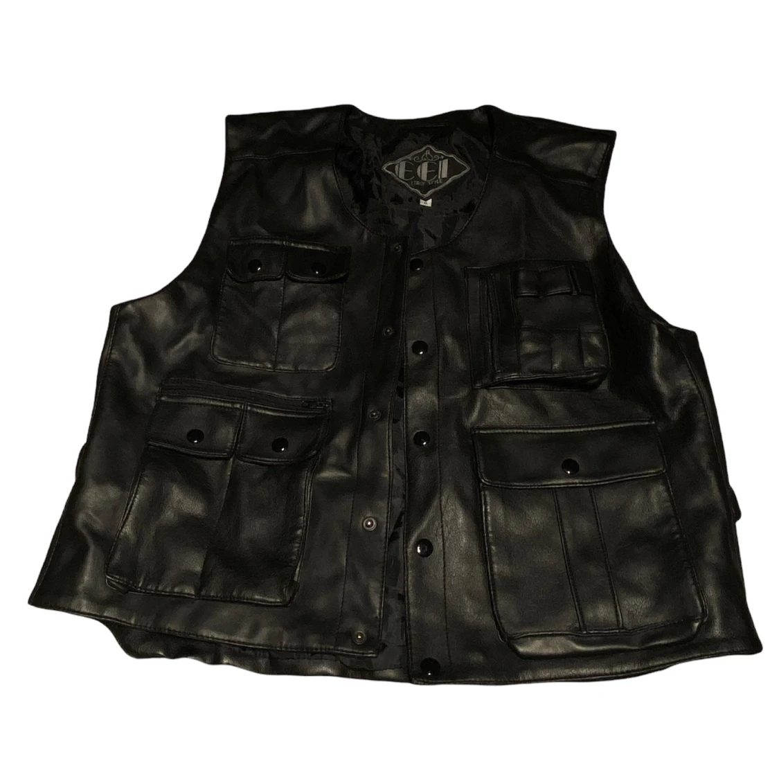 Leather vest