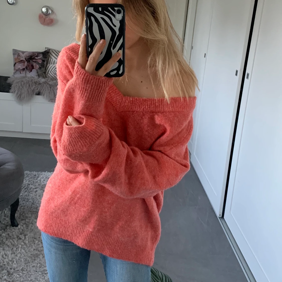 Såå fin stickad 🍉🍓🍇🐬🍇