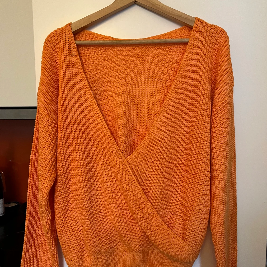 Orange stickad tröja från NAKD - 91