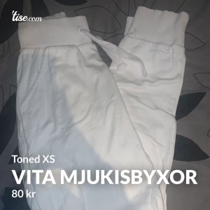 Vita mjukisbyxor  - Storlek XS! Nya