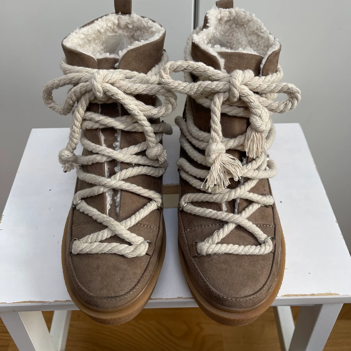 NYA Puderrosa / beige boots - 90